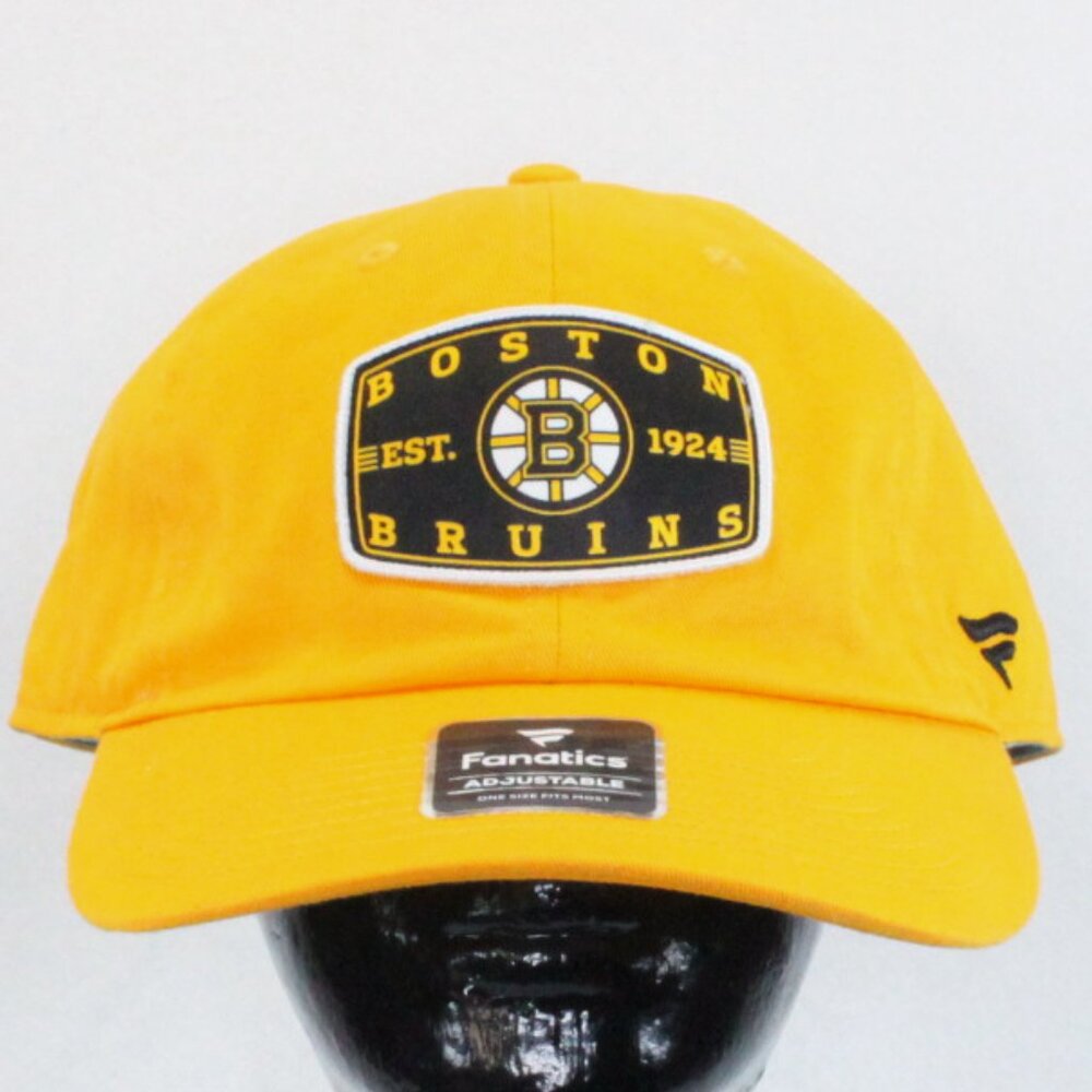 Boston Bruins Fanatics Adjustable Buckle Strap Cap Hat Adult Size OSFM